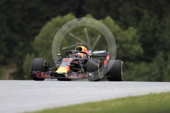 World © Octane Photographic Ltd. Formula 1 – Austrian GP - Practice 1. Aston Martin Red Bull Racing TAG Heuer RB14 – Daniel Ricciardo. Red Bull Ring, Spielberg, Austria. Friday 29th June 2018.