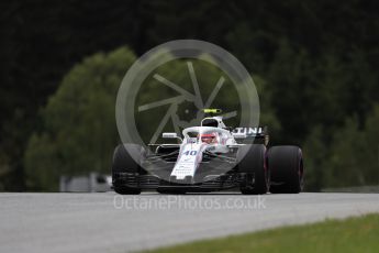 World © Octane Photographic Ltd. Formula 1 – Austrian GP - Practice 1. Williams Martini Racing FW41 – Robert Kubica. Red Bull Ring, Spielberg, Austria. Friday 29th June 2018.