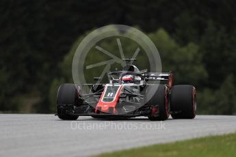 World © Octane Photographic Ltd. Formula 1 – Austrian GP - Practice 1. Haas F1 Team VF-18 – Romain Grosjean. Red Bull Ring, Spielberg, Austria. Friday 29th June 2018.
