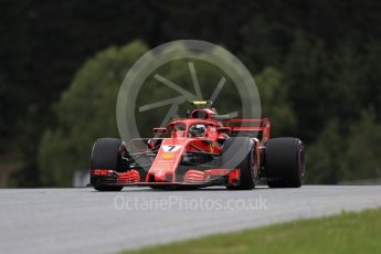 World © Octane Photographic Ltd. Formula 1 – Austrian GP - Practice 1. Scuderia Ferrari SF71-H – Kimi Raikkonen. Red Bull Ring, Spielberg, Austria. Friday 29th June 2018.