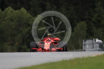 World © Octane Photographic Ltd. Formula 1 – Austrian GP - Practice 1. Scuderia Ferrari SF71-H – Kimi Raikkonen. Red Bull Ring, Spielberg, Austria. Friday 29th June 2018.