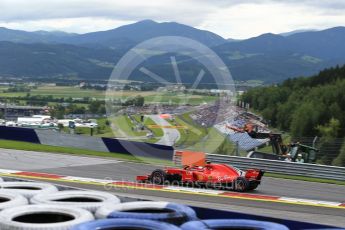 World © Octane Photographic Ltd. Formula 1 – Austrian GP - Practice 1. Scuderia Ferrari SF71-H – Kimi Raikkonen. Red Bull Ring, Spielberg, Austria. Friday 29th June 2018.