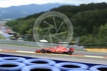 World © Octane Photographic Ltd. Formula 1 – Austrian GP - Practice 1. Scuderia Ferrari SF71-H – Sebastian Vettel. Red Bull Ring, Spielberg, Austria. Friday 29th June 2018.