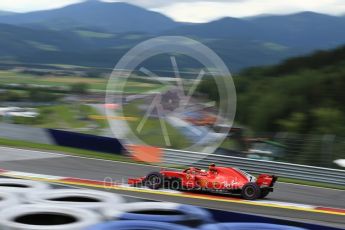 World © Octane Photographic Ltd. Formula 1 – Austrian GP - Practice 1. Scuderia Ferrari SF71-H – Kimi Raikkonen. Red Bull Ring, Spielberg, Austria. Friday 29th June 2018.