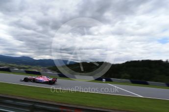 World © Octane Photographic Ltd. Formula 1 – Austrian GP - Practice 1. Sahara Force India VJM11 - Esteban Ocon. Red Bull Ring, Spielberg, Austria. Friday 29th June 2018.