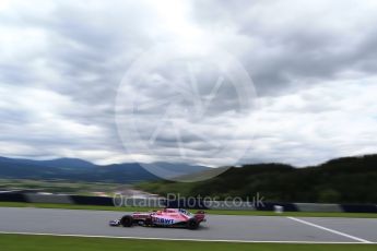 World © Octane Photographic Ltd. Formula 1 – Austrian GP - Practice 1. Sahara Force India VJM11 - Esteban Ocon. Red Bull Ring, Spielberg, Austria. Friday 29th June 2018.
