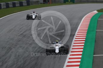 World © Octane Photographic Ltd. Formula 1 – Austrian GP - Practice 2. Williams Martini Racing FW41 – Sergey Sirotkin. Red Bull Ring, Spielberg, Austria. Friday 29th June 2018.