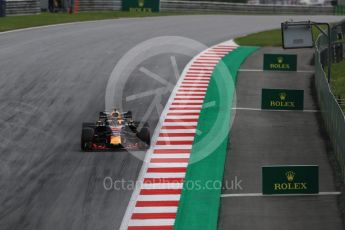 World © Octane Photographic Ltd. Formula 1 – Austrian GP - Practice 2. Aston Martin Red Bull Racing TAG Heuer RB14 – Daniel Ricciardo. Red Bull Ring, Spielberg, Austria. Friday 29th June 2018.