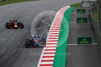 World © Octane Photographic Ltd. Formula 1 – Austrian GP - Practice 2. Scuderia Toro Rosso STR13 – Brendon Hartley. Red Bull Ring, Spielberg, Austria. Friday 29th June 2018.