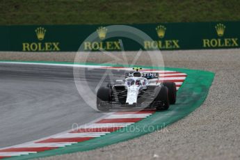 World © Octane Photographic Ltd. Formula 1 – Austrian GP - Practice 2. Williams Martini Racing FW41 – Sergey Sirotkin. Red Bull Ring, Spielberg, Austria. Friday 29th June 2018.