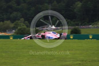 World © Octane Photographic Ltd. Formula 1 – Austrian GP - Practice 2. Sahara Force India VJM11 - Esteban Ocon. Red Bull Ring, Spielberg, Austria. Friday 29th June 2018.