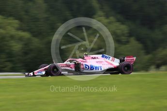 World © Octane Photographic Ltd. Formula 1 – Austrian GP - Practice 2. Sahara Force India VJM11 - Esteban Ocon. Red Bull Ring, Spielberg, Austria. Friday 29th June 2018.