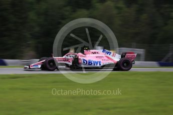 World © Octane Photographic Ltd. Formula 1 – Austrian GP - Practice 2. Sahara Force India VJM11 - Esteban Ocon. Red Bull Ring, Spielberg, Austria. Friday 29th June 2018.