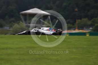 World © Octane Photographic Ltd. Formula 1 – Austrian GP - Practice 2. Williams Martini Racing FW41 – Lance Stroll. Red Bull Ring, Spielberg, Austria. Friday 29th June 2018.