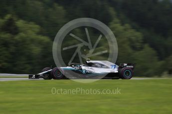 World © Octane Photographic Ltd. Formula 1 – Austrian GP - Practice 2. Mercedes AMG Petronas Motorsport AMG F1 W09 EQ Power+ - Valtteri Bottas. Red Bull Ring, Spielberg, Austria. Friday 29th June 2018.