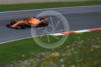 World © Octane Photographic Ltd. Formula 1 – Austrian GP - Practice 2. McLaren MCL33 – Stoffel Vandoorne. Red Bull Ring, Spielberg, Austria. Friday 29th June 2018.