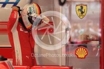 World © Octane Photographic Ltd. Formula 1 – Austrian GP - Paddock. Scuderia Ferrari SF71-H – Sebastian Vettel. Red Bull Ring, Spielberg, Austria. Saturday 30th June 2018.