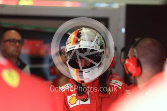 World © Octane Photographic Ltd. Formula 1 – Austrian GP - Paddock. Scuderia Ferrari SF71-H – Sebastian Vettel. Red Bull Ring, Spielberg, Austria. Saturday 30th June 2018.