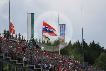 World © Octane Photographic Ltd. Formula 1 – Austrian GP - Qualifying. Flags at Turn 1. Red Bull Ring, Spielberg, Austria. Saturday 30th June 2018.
