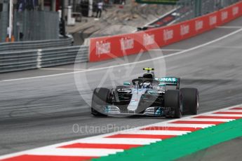 World © Octane Photographic Ltd. Formula 1 – Austrian GP - Qualifying. Mercedes AMG Petronas Motorsport AMG F1 W09 EQ Power+ - Valtteri Bottas. Red Bull Ring, Spielberg, Austria. Saturday 30th June 2018.