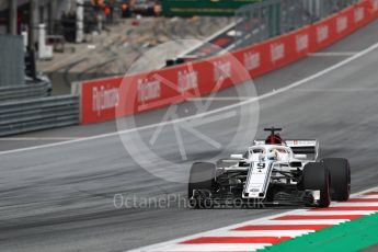 World © Octane Photographic Ltd. Formula 1 – Austrian GP - Qualifying. Alfa Romeo Sauber F1 Team C37 – Marcus Ericsson. Red Bull Ring, Spielberg, Austria. Saturday 30th June 2018.