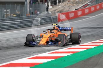 World © Octane Photographic Ltd. Formula 1 – Austrian GP - Qualifying. McLaren MCL33 – Stoffel Vandoorne. Red Bull Ring, Spielberg, Austria. Saturday 30th June 2018.