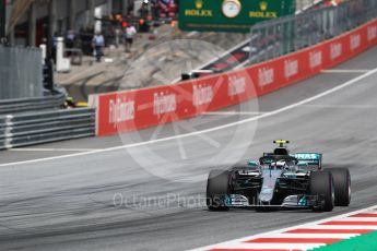 World © Octane Photographic Ltd. Formula 1 – Austrian GP - Qualifying. Mercedes AMG Petronas Motorsport AMG F1 W09 EQ Power+ - Valtteri Bottas. Red Bull Ring, Spielberg, Austria. Saturday 30th June 2018.