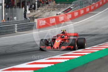 World © Octane Photographic Ltd. Formula 1 – Austrian GP - Qualifying. Scuderia Ferrari SF71-H – Kimi Raikkonen. Red Bull Ring, Spielberg, Austria. Saturday 30th June 2018.