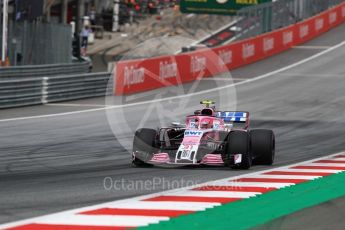 World © Octane Photographic Ltd. Formula 1 – Austrian GP - Qualifying. Sahara Force India VJM11 - Esteban Ocon. Red Bull Ring, Spielberg, Austria. Saturday 30th June 2018.