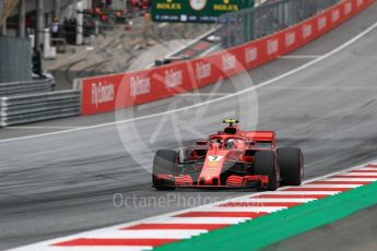 World © Octane Photographic Ltd. Formula 1 – Austrian GP - Qualifying. Scuderia Ferrari SF71-H – Kimi Raikkonen. Red Bull Ring, Spielberg, Austria. Saturday 30th June 2018.