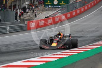 World © Octane Photographic Ltd. Formula 1 – Austrian GP - Qualifying. Aston Martin Red Bull Racing TAG Heuer RB14 – Daniel Ricciardo. Red Bull Ring, Spielberg, Austria. Saturday 30th June 2018.