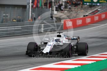 World © Octane Photographic Ltd. Formula 1 – Austrian GP - Qualifying. Williams Martini Racing FW41 – Lance Stroll. Red Bull Ring, Spielberg, Austria. Saturday 30th June 2018.