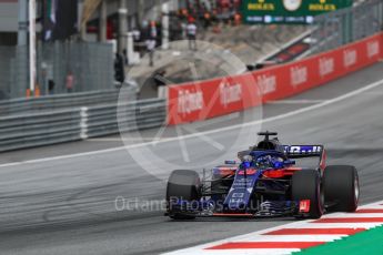 World © Octane Photographic Ltd. Formula 1 – Austrian GP - Qualifying. Scuderia Toro Rosso STR13 – Brendon Hartley. Red Bull Ring, Spielberg, Austria. Saturday 30th June 2018.