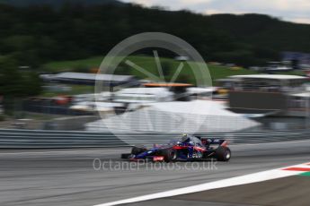 World © Octane Photographic Ltd. Formula 1 – Austrian GP - Qualifying. Scuderia Toro Rosso STR13 – Pierre Gasly. Red Bull Ring, Spielberg, Austria. Saturday 30th June 2018.