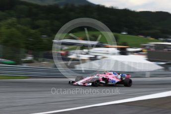 World © Octane Photographic Ltd. Formula 1 – Austrian GP - Qualifying. Sahara Force India VJM11 - Esteban Ocon. Red Bull Ring, Spielberg, Austria. Saturday 30th June 2018.