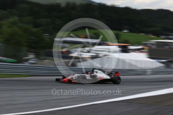 World © Octane Photographic Ltd. Formula 1 – Austrian GP - Qualifying. Haas F1 Team VF-18 – Romain Grosjean. Red Bull Ring, Spielberg, Austria. Saturday 30th June 2018.