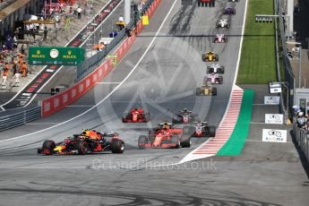 World © Octane Photographic Ltd. Formula 1 – Austrian GP - Race. Scuderia Ferrari SF71-H – Kimi Raikkonen. Red Bull Ring, Spielberg, Austria. Sunday 1st July 2018.