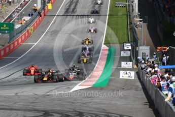 World © Octane Photographic Ltd. Formula 1 – Austrian GP - Race. Aston Martin Red Bull Racing TAG Heuer RB14 – Daniel Ricciardo. Red Bull Ring, Spielberg, Austria. Sunday 1st July 2018.