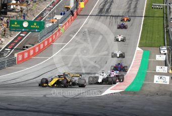 World © Octane Photographic Ltd. Formula 1 – Austrian GP - Race. Haas F1 Team VF-18 – Romain Grosjean. Red Bull Ring, Spielberg, Austria. Sunday 1st July 2018.