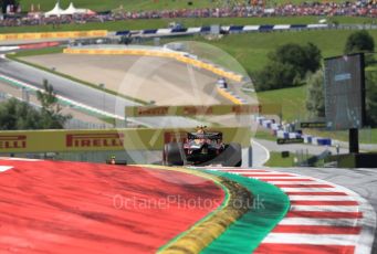 World © Octane Photographic Ltd. Formula 1 – Austrian GP - Race. Aston Martin Red Bull Racing TAG Heuer RB14 – Max Verstappen. Red Bull Ring, Spielberg, Austria. Sunday 1st July 2018.