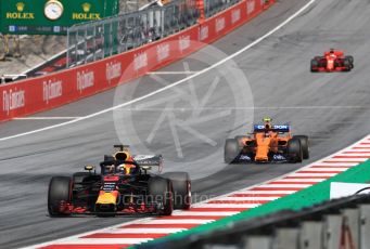 World © Octane Photographic Ltd. Formula 1 – Austrian GP - Race. Aston Martin Red Bull Racing TAG Heuer RB14 – Daniel Ricciardo. Red Bull Ring, Spielberg, Austria. Sunday 1st July 2018.
