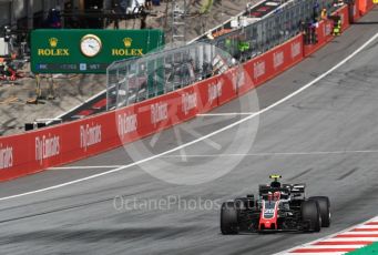 World © Octane Photographic Ltd. Formula 1 – Austrian GP - Race. Haas F1 Team VF-18 – Kevin Magnussen. Red Bull Ring, Spielberg, Austria. Sunday 1st July 2018.