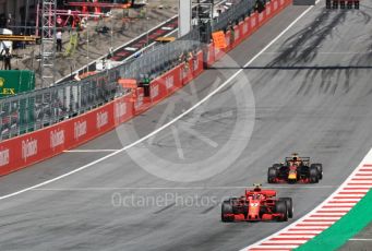 World © Octane Photographic Ltd. Formula 1 – Austrian GP - Race. Scuderia Ferrari SF71-H – Kimi Raikkonen. Red Bull Ring, Spielberg, Austria. Sunday 1st July 2018.