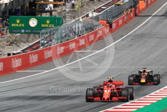 World © Octane Photographic Ltd. Formula 1 – Austrian GP - Race. Scuderia Ferrari SF71-H – Kimi Raikkonen. Red Bull Ring, Spielberg, Austria. Sunday 1st July 2018.