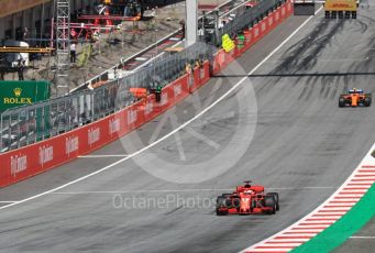 World © Octane Photographic Ltd. Formula 1 – Austrian GP - Race. Scuderia Ferrari SF71-H – Sebastian Vettel. Red Bull Ring, Spielberg, Austria. Sunday 1st July 2018.