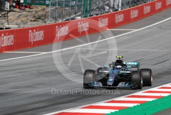 World © Octane Photographic Ltd. Formula 1 – Austrian GP - Race. Mercedes AMG Petronas Motorsport AMG F1 W09 EQ Power+ - Valtteri Bottas. Red Bull Ring, Spielberg, Austria. Sunday 1st July 2018.