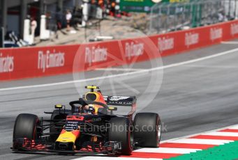 World © Octane Photographic Ltd. Formula 1 – Austrian GP - Race. Aston Martin Red Bull Racing TAG Heuer RB14 – Max Verstappen. Red Bull Ring, Spielberg, Austria. Sunday 1st July 2018.