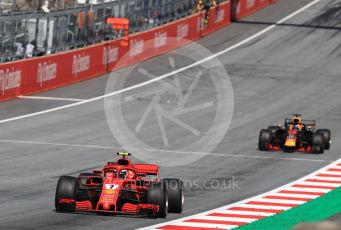 World © Octane Photographic Ltd. Formula 1 – Austrian GP - Race. Scuderia Ferrari SF71-H – Kimi Raikkonen. Red Bull Ring, Spielberg, Austria. Sunday 1st July 2018.