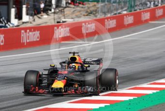 World © Octane Photographic Ltd. Formula 1 – Austrian GP - Race. Aston Martin Red Bull Racing TAG Heuer RB14 – Daniel Ricciardo. Red Bull Ring, Spielberg, Austria. Sunday 1st July 2018.