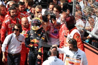 World © Octane Photographic Ltd. Formula 1 – Austrian GP - Race Podium. Aston Martin Red Bull Racing TAG Heuer RB14 – Max Verstappen. Red Bull Ring, Spielberg, Austria. Sunday 1st July 2018.